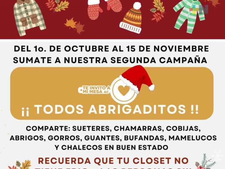 Súmate a la campaña “Todos abrigaditos” para donar suéteres y cobijas en Veracruz
