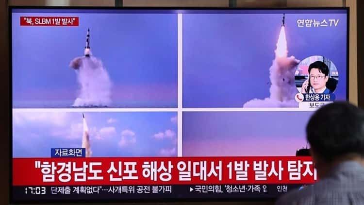 Corea del Norte dispara misiles balísticos por cuarta vez en una semana