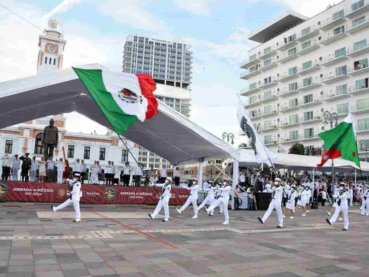 ¡No te lo pierdas!; mañana hay desfile militar en Macroplaza del Malecón de Veracruz