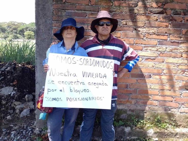 Denuncian ejidatarios de Atzacan afectaciones por obras mal realizadas