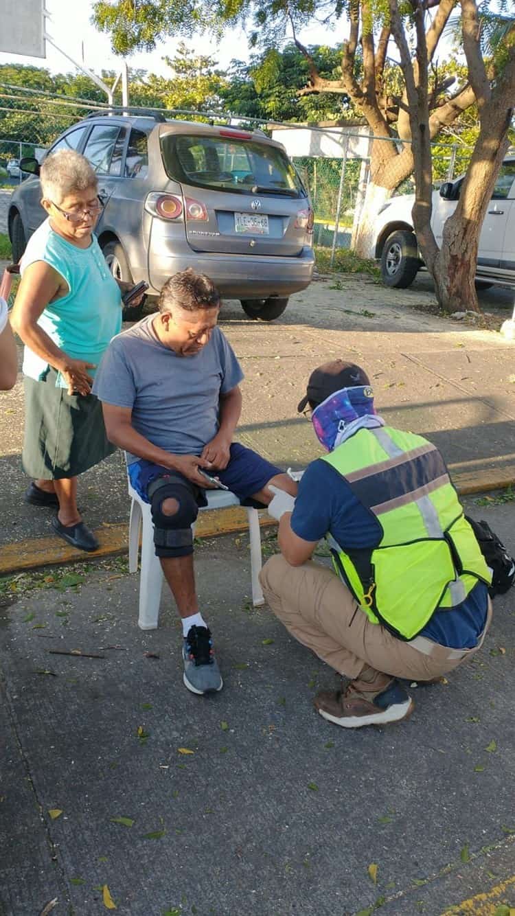 Taxista atropella a persona de la tercera edad en Medellín