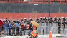 Comerciantes se manifiestan en Veracruz; acusan que no los dejan trabajar (+Video)