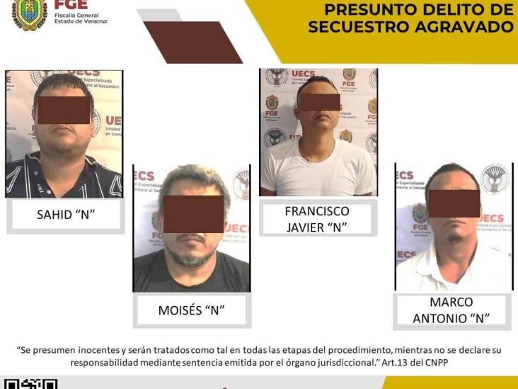 Detienen a cuatro presuntos secuestradores en Poza Riza