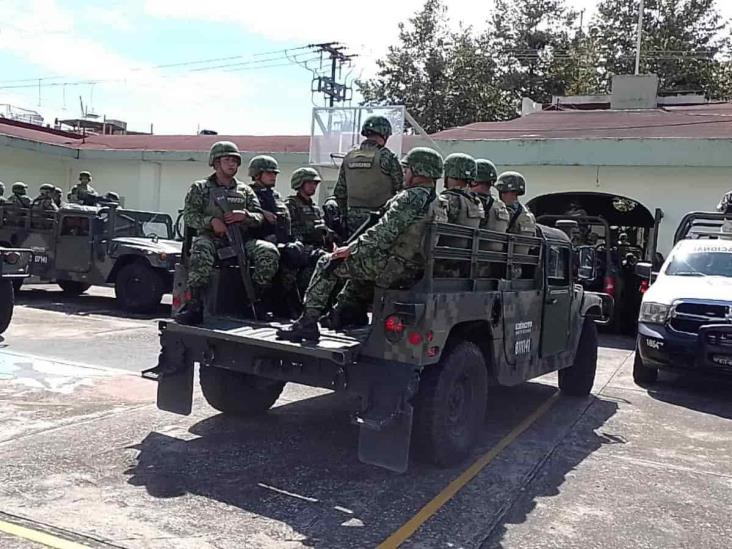 Tras asaltos, reforzarán militares seguridad en zona centro de Veracruz (+Video)