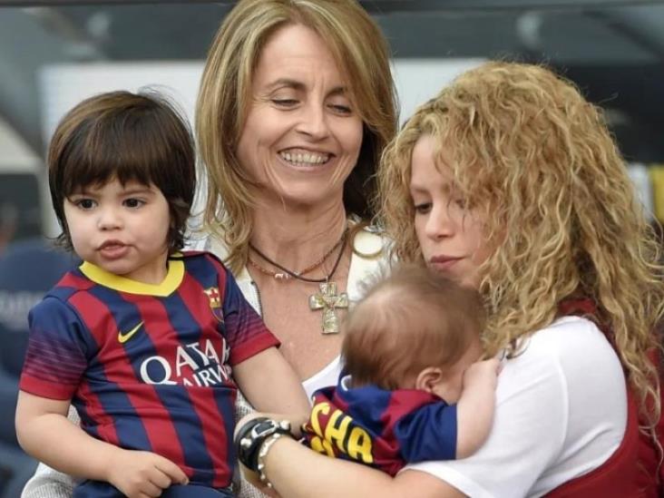 Mamá de Piqué le presume a Shakira que Clara Chía es muy cariñosa