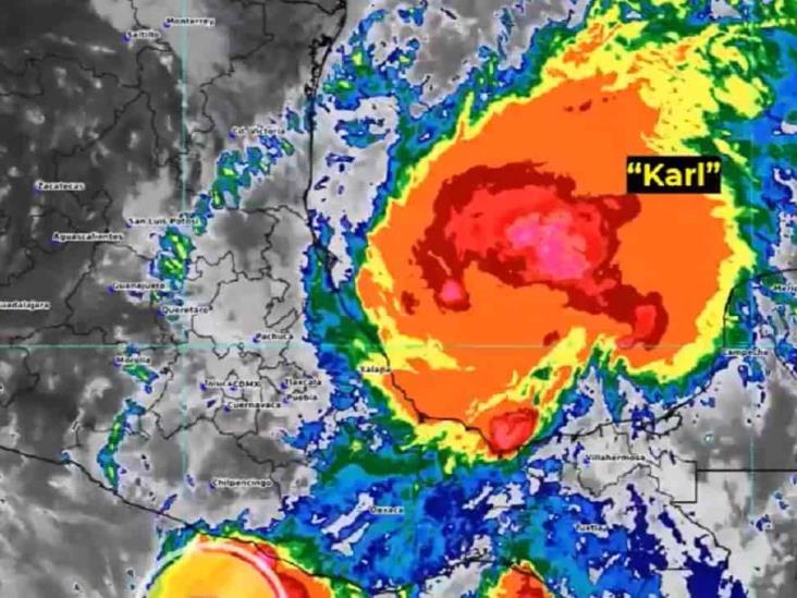 Karl provocaría fuertes lluvias en el Sur de Veracruz; impactaría el sábado: Conagua