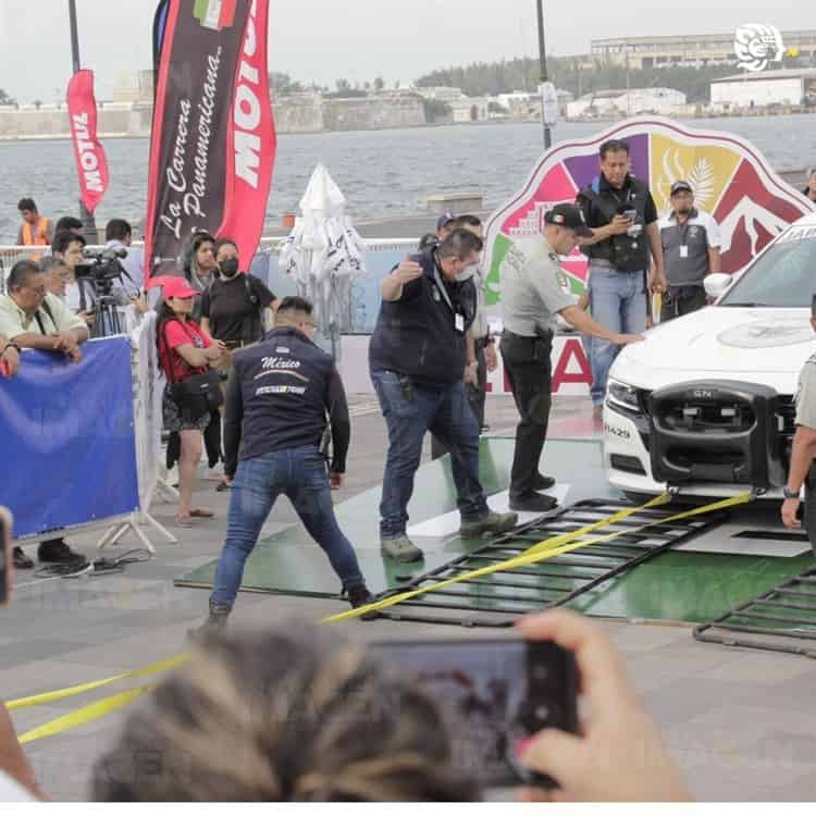 Colapsa rampa de la Carrera Panamericana 2022 en Veracruz (+Video)