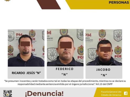Prisión preventiva a policías de Veracruz investigados por desaparición de El Archi