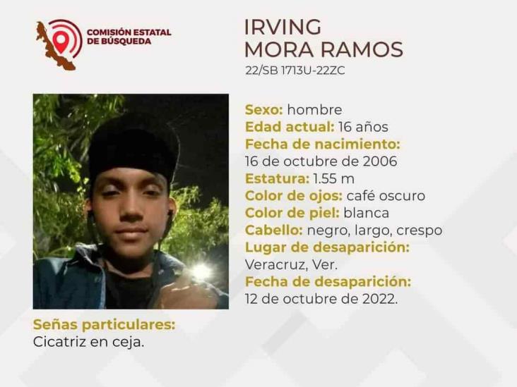 Desaparece menor de 16 años de edad en Veracruz