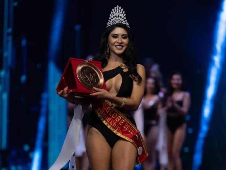 Keely Ruiz Morales, Miss Globe México 2022, triunfa en Albania