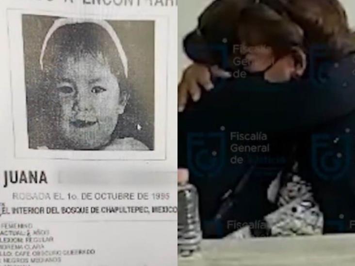 Encuentra a su hija extraviada hace 27 años en la CDMX