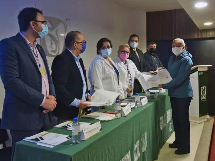 Reconoce IMSS Veracruz Norte a empresas que obtuvieron Distintivo ELSSA