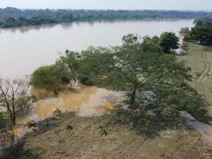 Se desborda río San Juan; el sur de Veracruz, afectado
