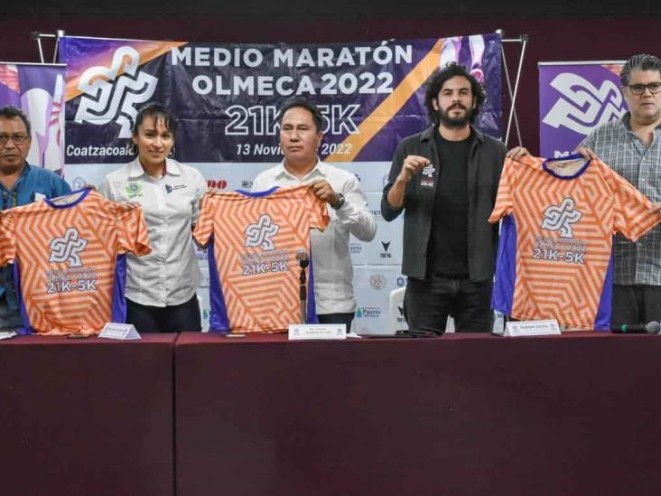 Presentan Medio Maratón Olmeca 21k y 5k 2022