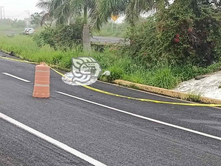 Fallece motociclista tras chocar contra volteo frente a la Academia de Policía