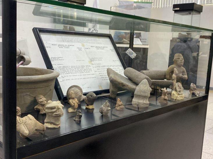 Concluye exposición de piezas arqueológicas en la UV Coatzacoalcos