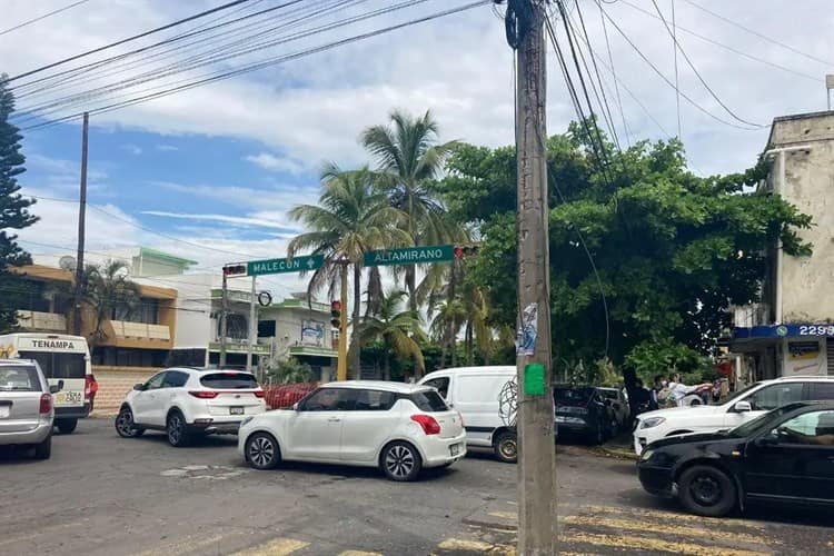 Comercios en Veracruz son afectados por rehabilitación de avenida 20 de Noviembre