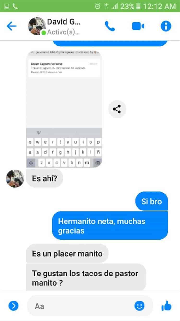 Usuario de redes sociales le regaló comida a un vigilante