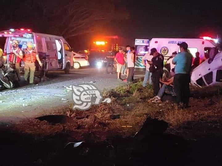 3 lesionados dejó accidente entre 2 vehículos en Cuitláhuac