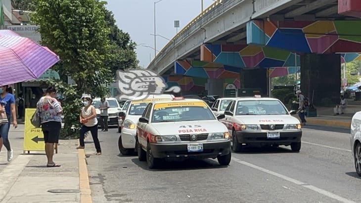 Taxistas darán descuentos a adultos mayores en Poza Rica