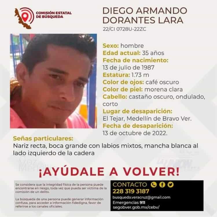 Desaparece hombre en el municipio de Medellín de Bravo