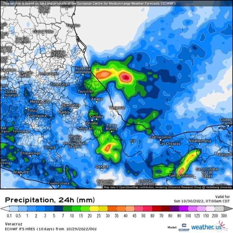 ¡Atento! FF6 recorrerá Veracruz este sábado; se esperan lluvias y norte