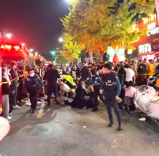 Estampida en evento de Halloween deja al menos 149 personas sin vida en Corea del Sur (+Video)