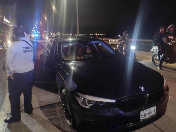 Se queda dormido al volante en calles de Boca del Río (+Video)