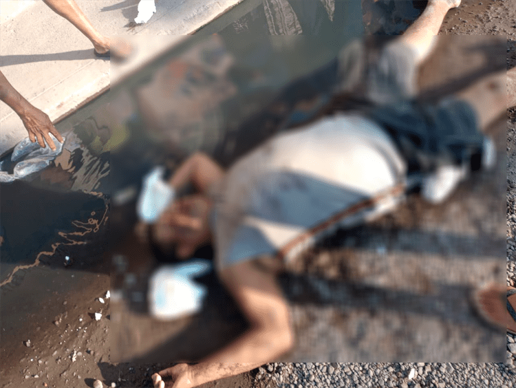 Derrapa motociclista y queda herido de gravedad en Veracruz