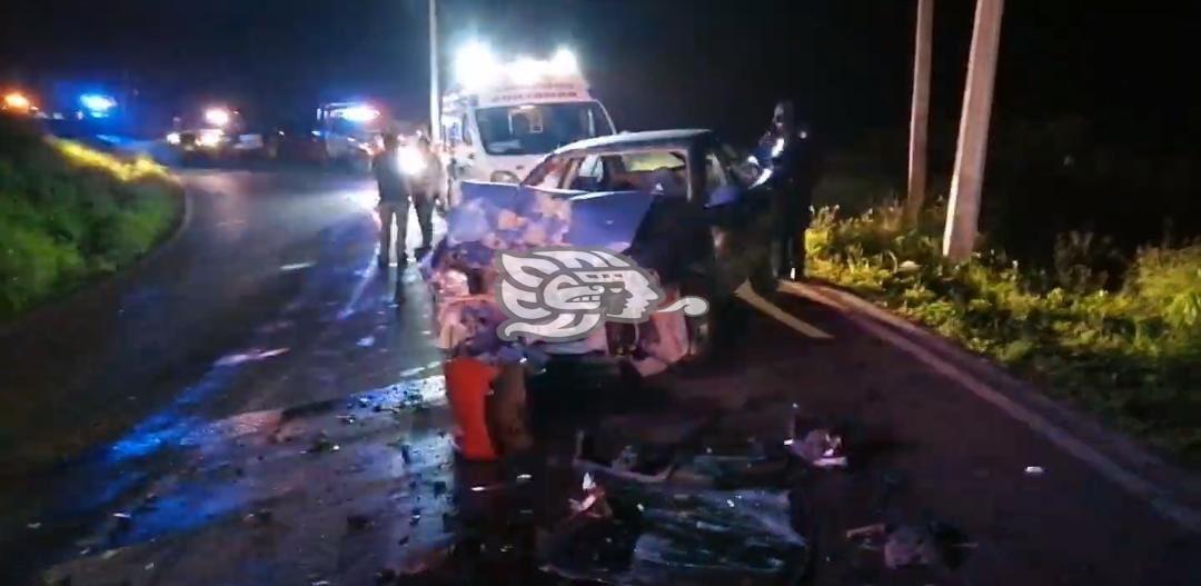Fuerte accidente en la Fortín-Huatusco; se reportan varios heridos