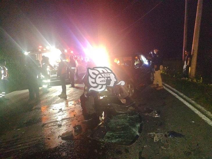 Fuerte accidente en la Fortín-Huatusco; se reportan varios heridos