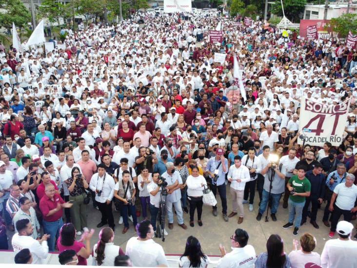 Morena realiza en Boca del Río asamblea informativa de Reforma Electoral
