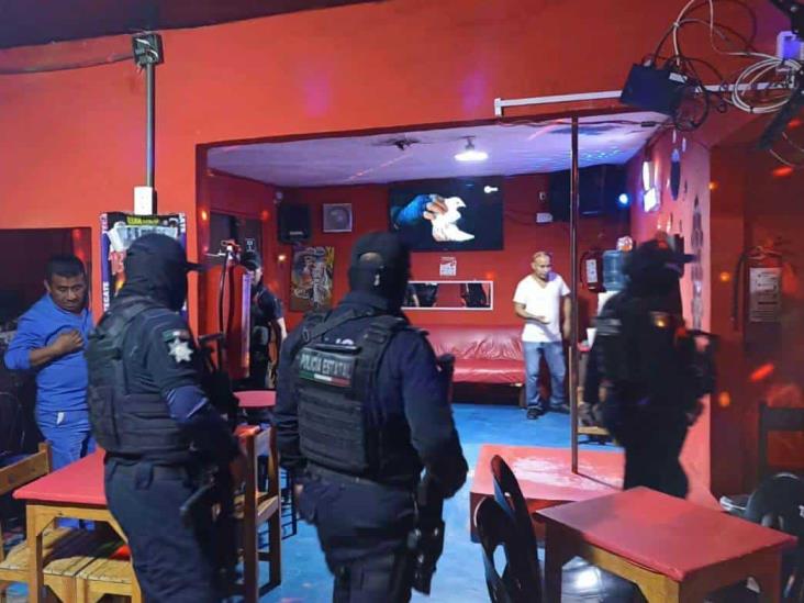 Realizan operativos en centros nocturnos para prevenir el delito en Veracruz