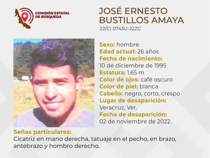 Buscan a joven que desapareció en Veracruz; familiares no saben de él desde hace 5 días
