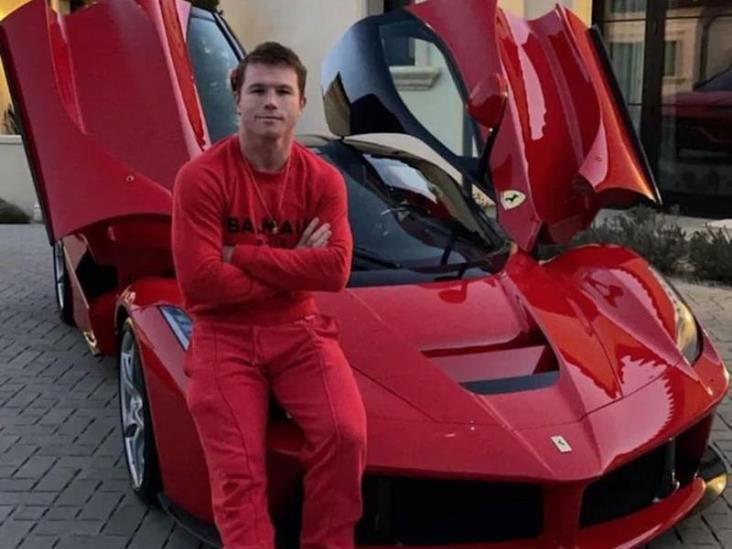Canelo Álvarez presume su lujoso Ferrari de 78 millones de pesos