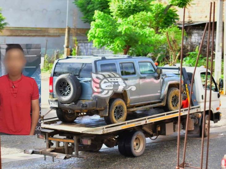 Apenas 15 años cumplidos, detenido por secuestro de empresario en Acayucan