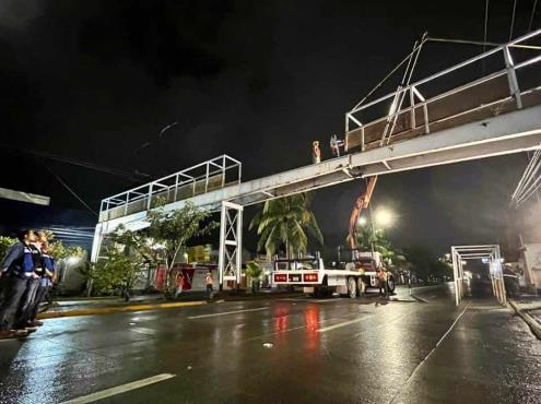 ¡Atento! Instalarán nuevo puente peatonal de La Boticaria en Boca del Río