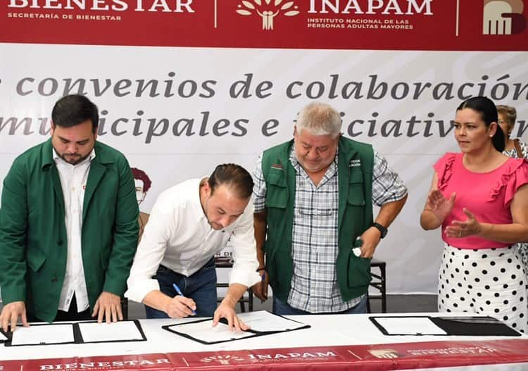 Firman convenio de colaboración Inapam municipios de Veracruz con gobierno federal (+Video)