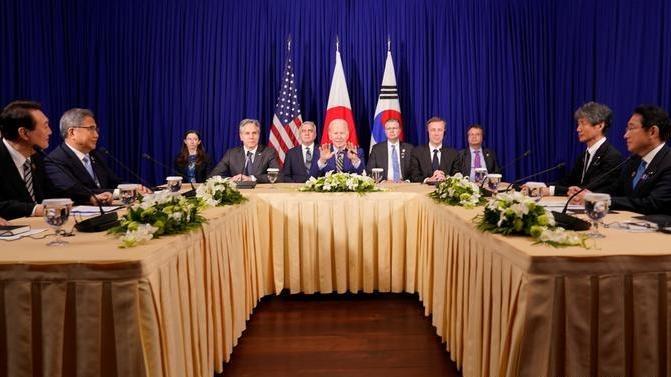 Estados Unidos, Japón y Corea del Sur se unen contra Norcorea