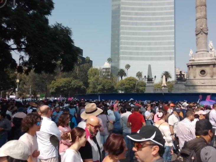 Realizan marcha a favor del INE en la Ciudad de México (+Video)