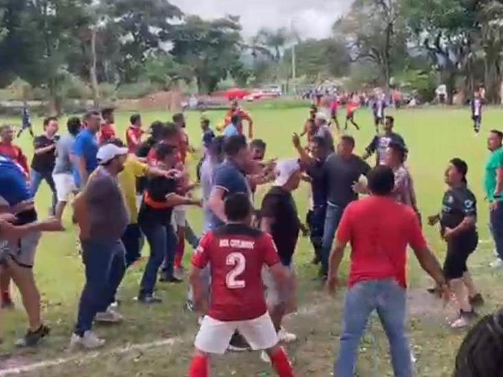 Riña en partido de futbol en Amatlán deja 4 heridos; la segunda batalla campal en menos de un mes