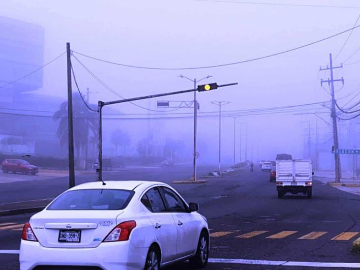 Densa neblina anticipa surada en Coatzacoalcos (+Video)