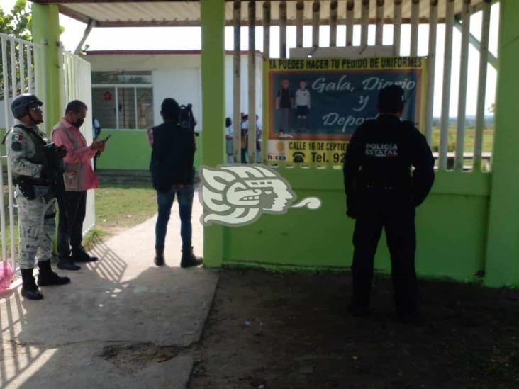 Reportan supuesta amenaza de bomba en secundaria de Coatzacoalcos; se trató de una broma (+Video)