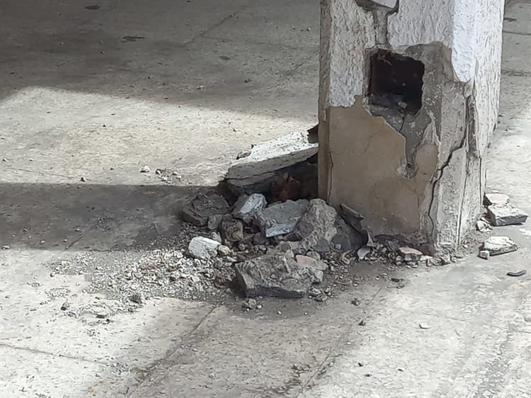 Terreno abandonado en calles del Centro Histórico de Veracruz es utilizado como basurero