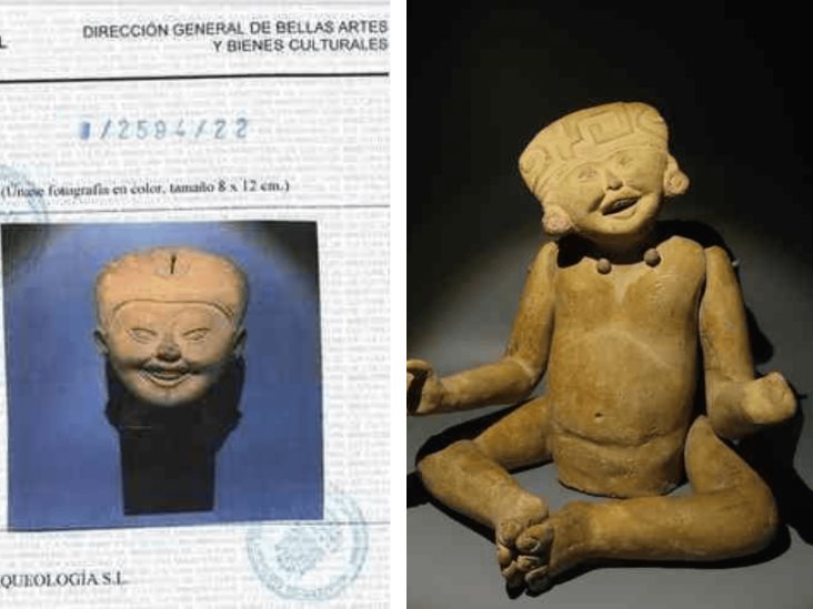 Detectan subasta de piezas prehispánicas de Veracruz en páginas online