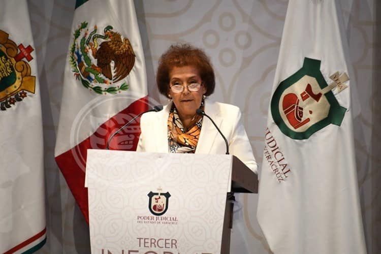 Isabel Romero asegura que no deja deudas en el Poder Judicial de Veracruz