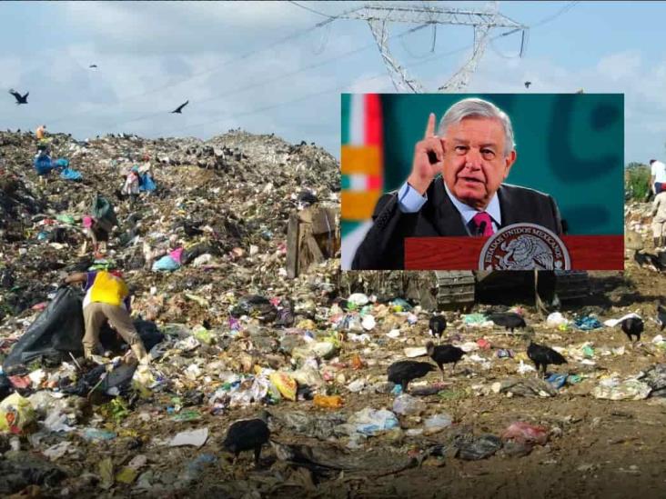 Analiza Gobierno Federal terreno para reubicar basurero de Las Matas: AMLO