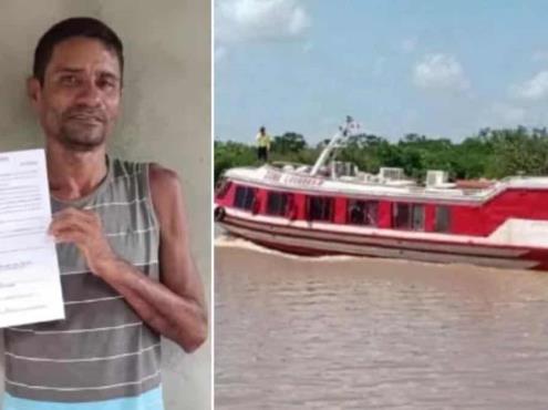Pescador salvó a 50 personas de un naufragio; le regalan una casa
