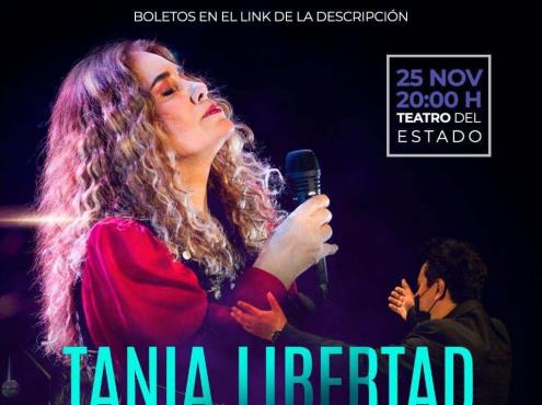 ¡Tania Libertad estará el viernes en Xalapa! Aquí los detalles
