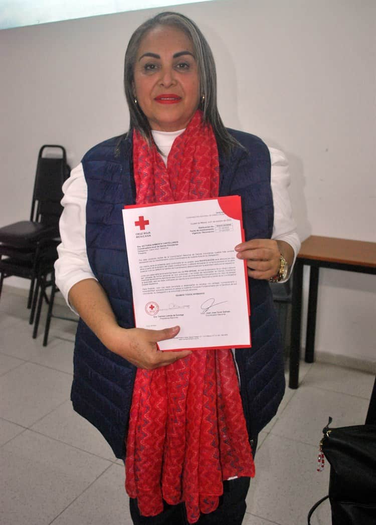 Reactivan a Damas Voluntarias de la Cruz Roja Mexicana en el Estado de Veracruz